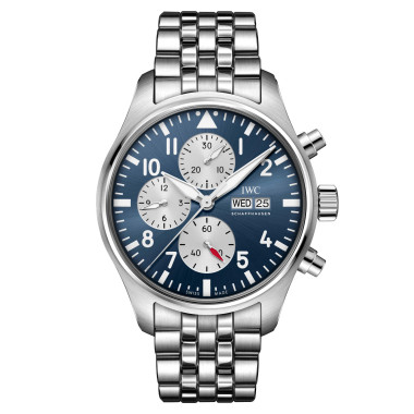         Herrenuhr, Automatik, IWC Schaffhausen Pilot's Watch Chronograph Laureus