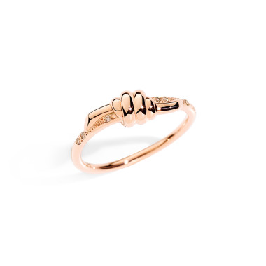 Ringe, Roségold, DoDo Ring Nodo