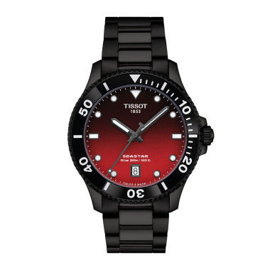 Quarzwerk, Damen- und Herrenuhr, Tissot Seastar 1000 Quartz