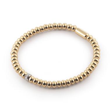 Armschmuck, Gelbgold, Al Coro Stretchy Armband