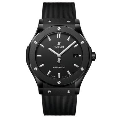 Herrenuhr, Automatik, Hublot Classic Fusion Black Magic 