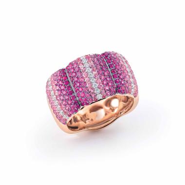 Ringe, Roségold, Al Coro La Piazza Ring