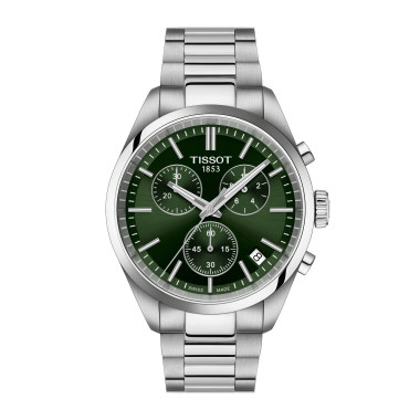 Damen- und Herrenuhr, Quarzwerk, Tissot PR 100 Chronograph