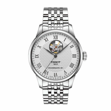         Herrenuhr, Automatik, Tissot Le Locle Powermatic 80 Open Heart