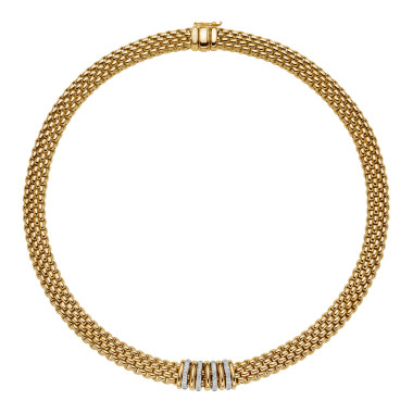         Gelbgold, Halsschmuck, FOPE Panorama Collier