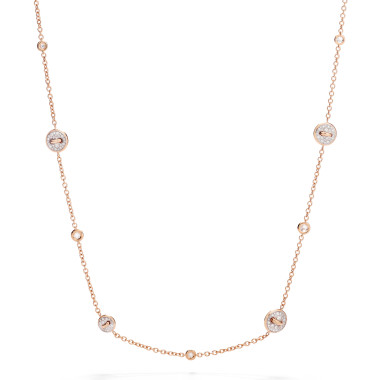         Roségold, Halsschmuck, Pomellato Pom Pom Dot wendbare Halskette