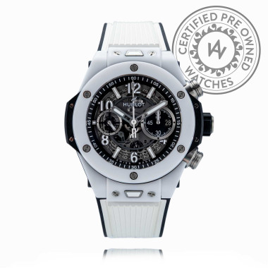        Automatik, Hublot Unico White Ceramic