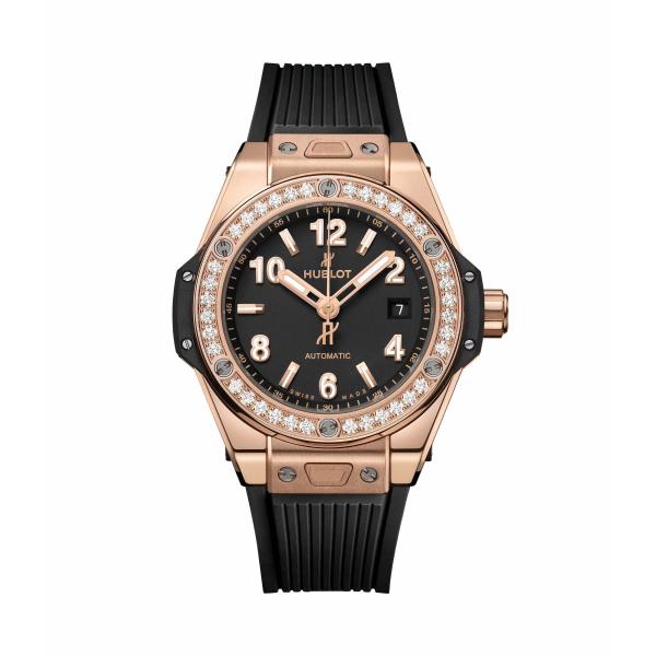 Damenuhr, Hublot Big Bang One Click King Gold Diamonds