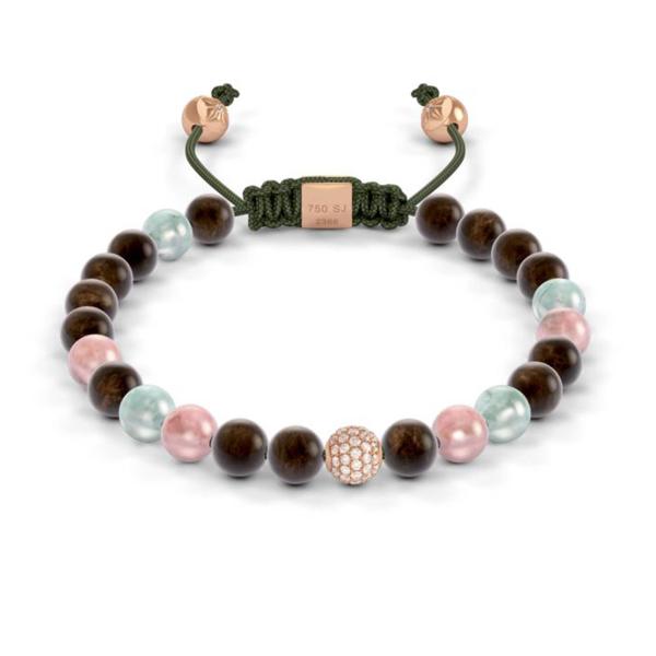 Armschmuck, Roségold, Shamballa Jewels Non-Braided Armband