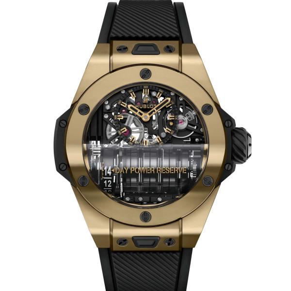 Herrenuhr, Hublot Big Bang MP-11 Power Reserve 14 Day Magic Gold