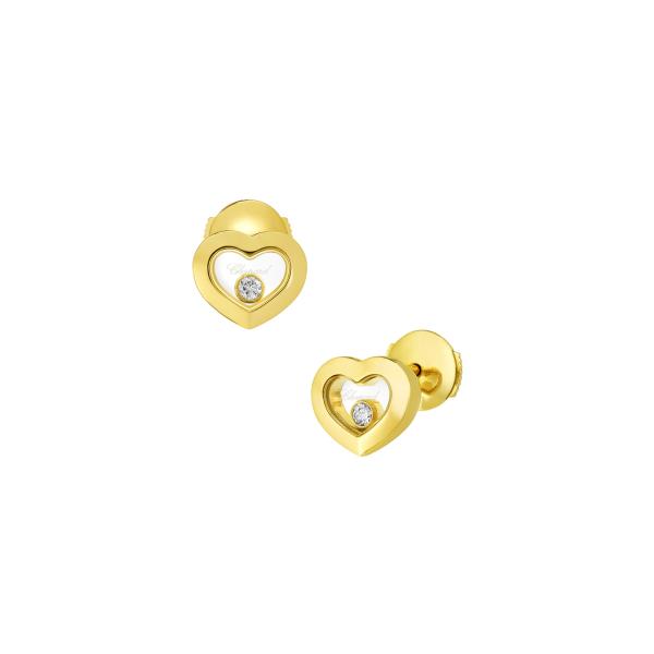 Ohrringe, Gelbgold, Chopard Happy Diamonds Icons Ohrstecker