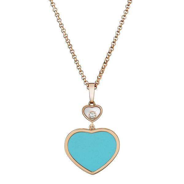 Chopard Happy Hearts Halskette mit Anhänger (Ref: 797482-5401)