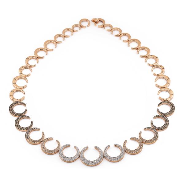 Al Coro Mezzaluna Collier (Ref: NC8357BWR)