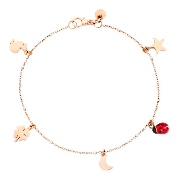 DoDo  Armband mit den beliebtesten Anhängern (Ref: DBB9000-ICONS-ERO9R)