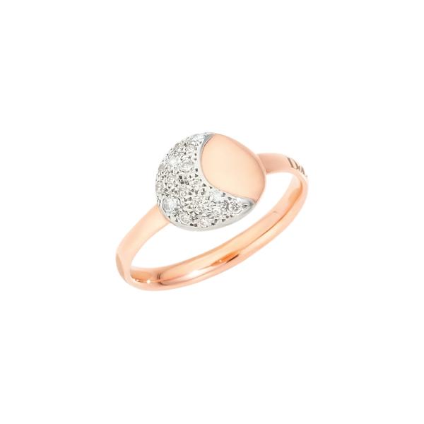 Ringe, Roségold, DoDo Ring Moon & Sun - Mond