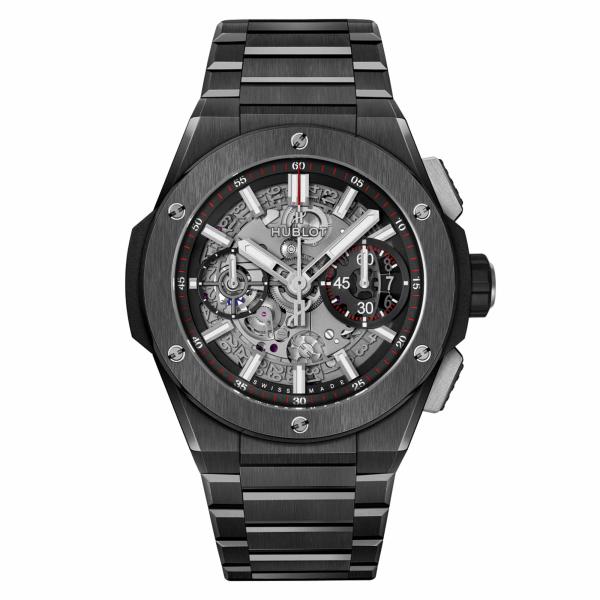 Herrenuhr, Hublot Big Bang Integrated Black Magic