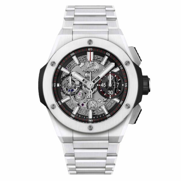 Herrenuhr, Hublot Big Bang Integrated Ceramic White