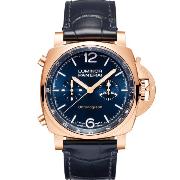 Herrenuhr, Panerai Luminor Chrono Goldtech™ Blu Notte