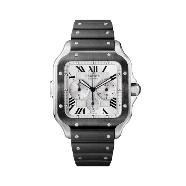 Herrenuhr, Cartier Santos de Cartier Chronograph