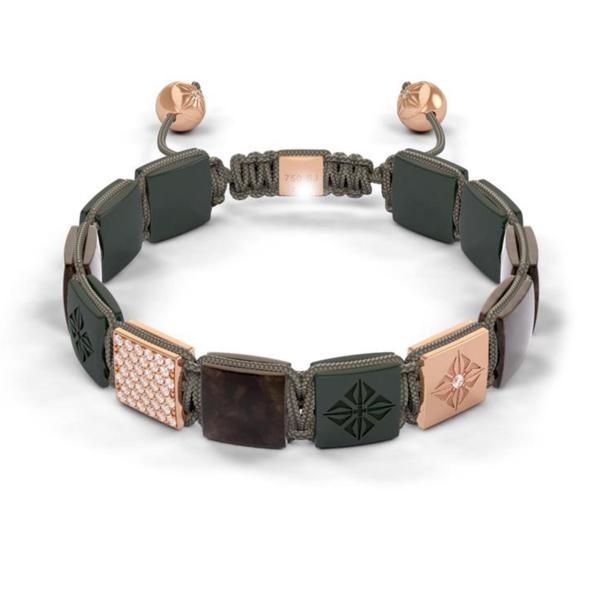 Armschmuck, Roségold, Shamballa Jewels Lock Armband