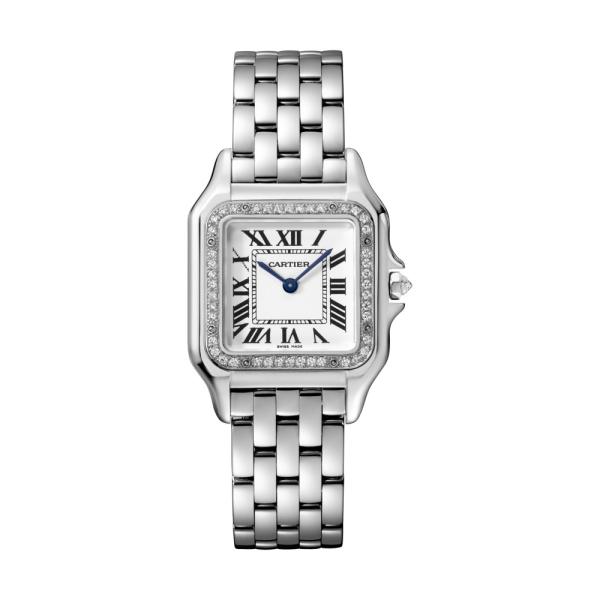Cartier Panthère de Weißgold MM mit Diamantlünette (Ref: WJPN0007)