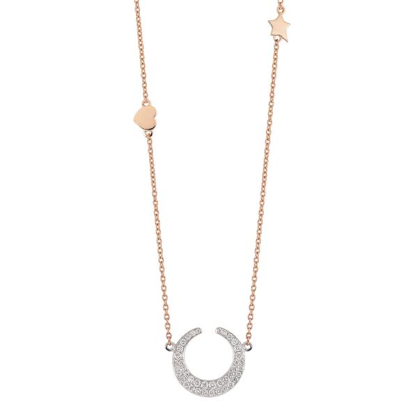 Al Coro Mezzaluna Collier (Ref: NC8337WR)