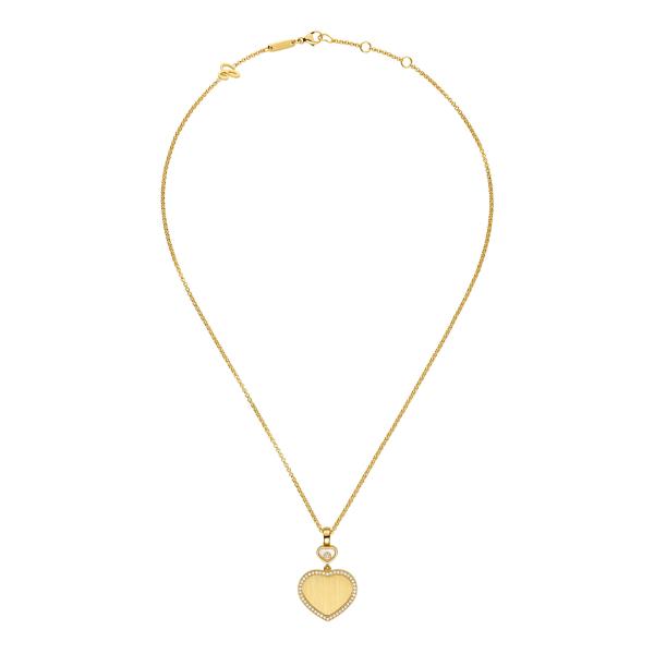 Halsschmuck, Gelbgold, Chopard Happy Hearts Golden Hearts Halskette