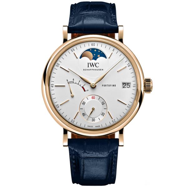 Herrenuhr, IWC PORTOFINO HAND-WOUND MOON PHASE