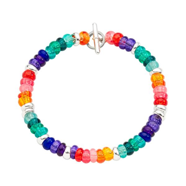 DoDo  Armband Rondelle Rainbow (Ref: DBC2004-RONDE-RN0AG)