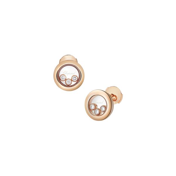 Ohrringe, Roségold, Chopard Happy Diamonds Icons Ohrstecker