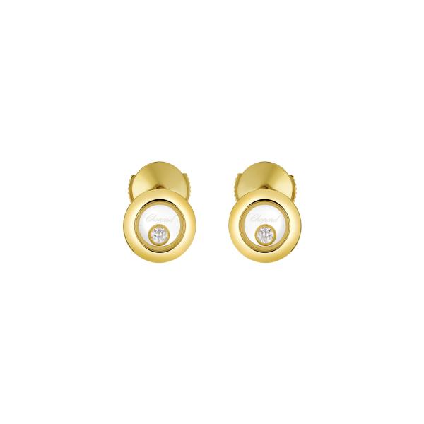 Ohrringe, Gelbgold, Chopard Happy Diamonds Icons Ohrstecker