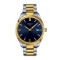 Bicolor, Edelstahl PVD beschichtet, Blau