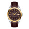 Leder, Gelbgold, Braun