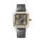 Leder, Gelbgold, Grau
