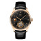 Leder, Rotgold, Schwarz