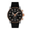 Kautschuk, Edelstahl rosévergoldet, Schwarz