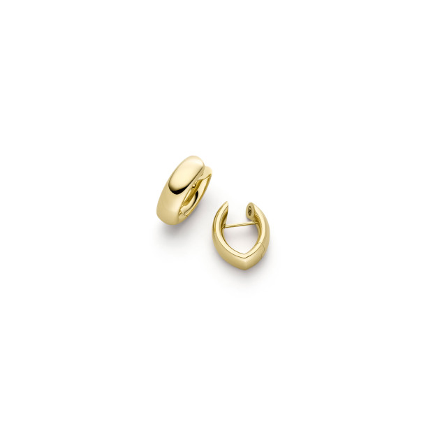         Gelbgold, Ohrringe, IsabelleFa Creolen "Navette 13"