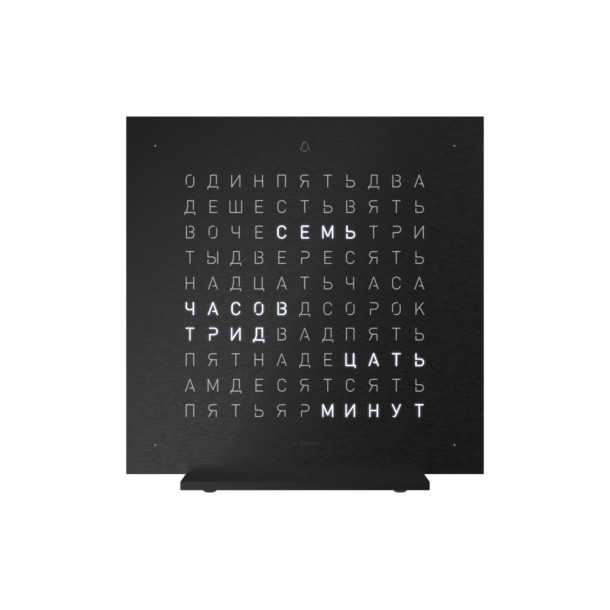         Qlocktwo EARTH 13.5 DEEP BLACK