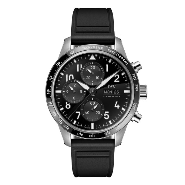         Damen- und Herrenuhr, Automatik, IWC Schaffhausen Pilot's Watch Performance Chronograph 41 AMG
