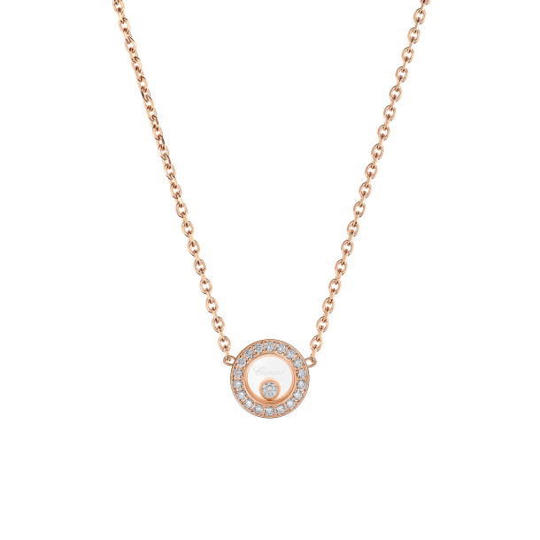         Roségold, Halsschmuck, Chopard Happy Diamonds Icons Halskette