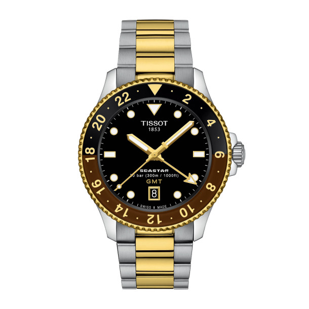         Herrenuhr, Quarzwerk, Tissot Seastar 1000 GMT 40mm