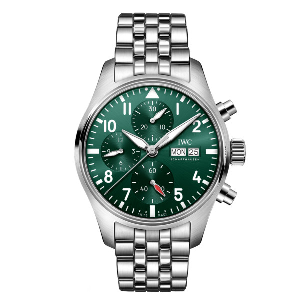         Damen- und Herrenuhr, Automatik, IWC Schaffhausen Pilot's Watch Chronograph 41