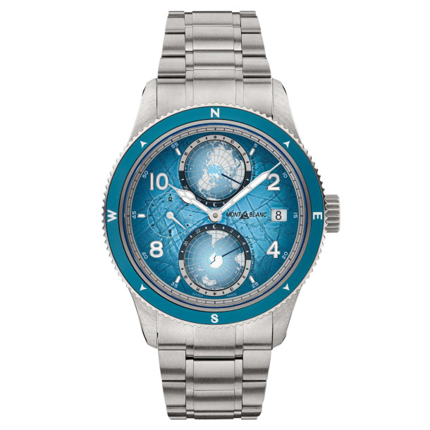         Herrenuhr, Automatik, Montblanc 1858 Geosphere 0 Oxygen South Pole Exploration Limited Edition - 1990 Exemplare