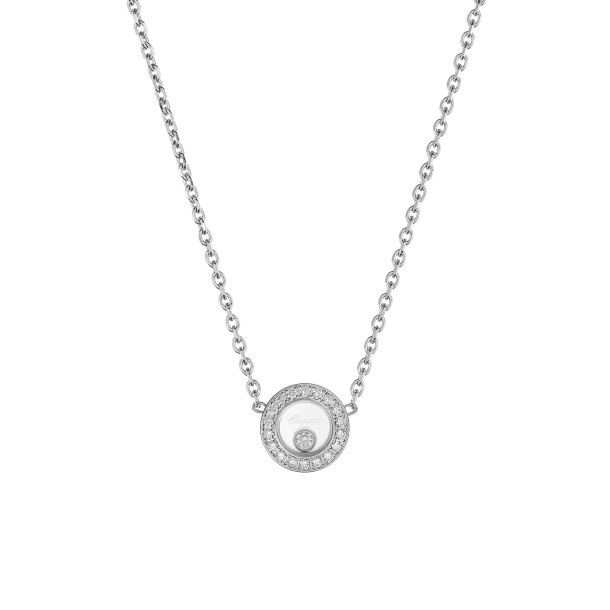         Weißgold, Halsschmuck, Chopard Happy Diamonds Icons Halskette