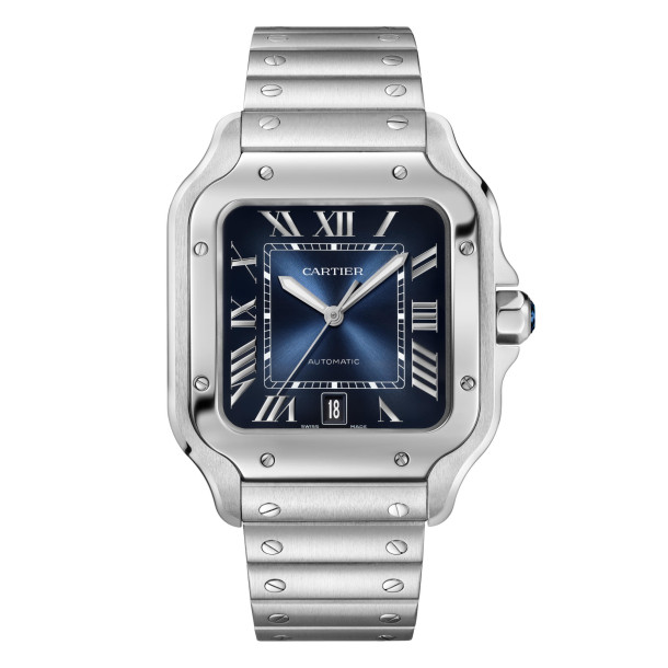         Damen- und Herrenuhr, Automatik, Cartier Santos de Cartier