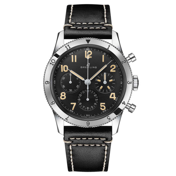         Damen- und Herrenuhr, Handaufzug, Breitling AVI Ref. 765 1953 Re-Edition