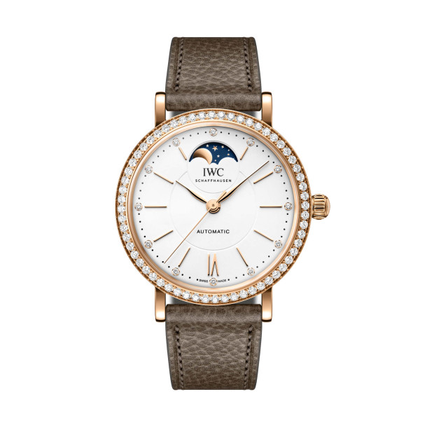         Damen- und Herrenuhr, Automatik, IWC Schaffhausen Portofino Automatic Moon Phase 37