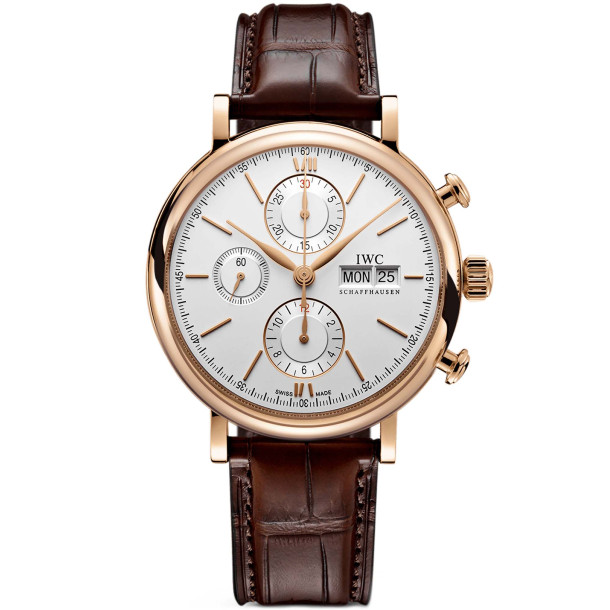         Damen- und Herrenuhr, Automatik, IWC Schaffhausen Portofino Chronograph