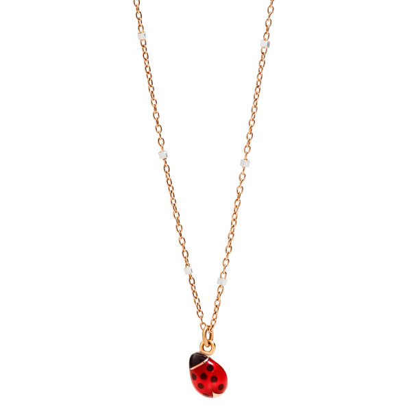         Roségold, Halsschmuck, DoDo Halskette Mini-Marienkäfer