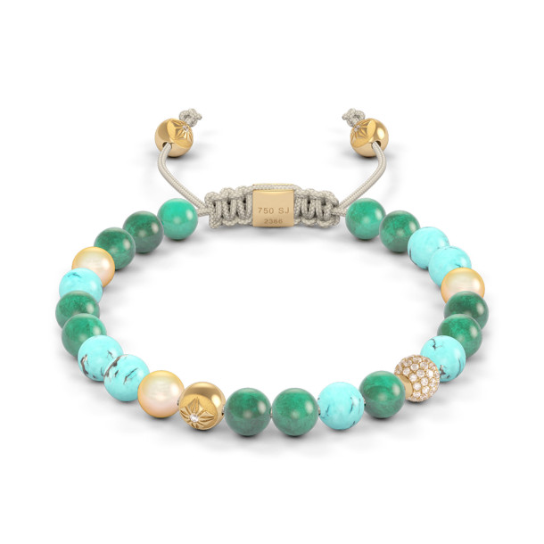         Gelbgold, Armschmuck, Shamballa Jewels Non-Braided Armband